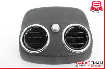 15-20 Mercedes W205 C300 C350e Rear Center Console A/C Air Vent Assy Black OEM