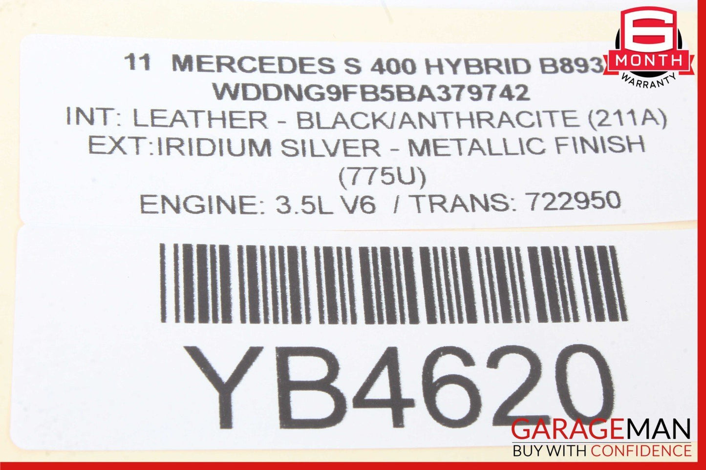 07-13 Mercedes W221 S400 CL550 Cluster Control Switch 2218215451 OEM