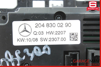 08-11 Mercedes W204 C300 AC A/C Climate Control Switch Module 2048300290 OEM