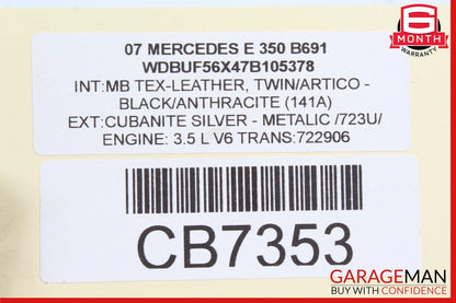 03-09 Mercedes W219 CLS550 E350 E500 Front Left Side Door Mirror Control Switch