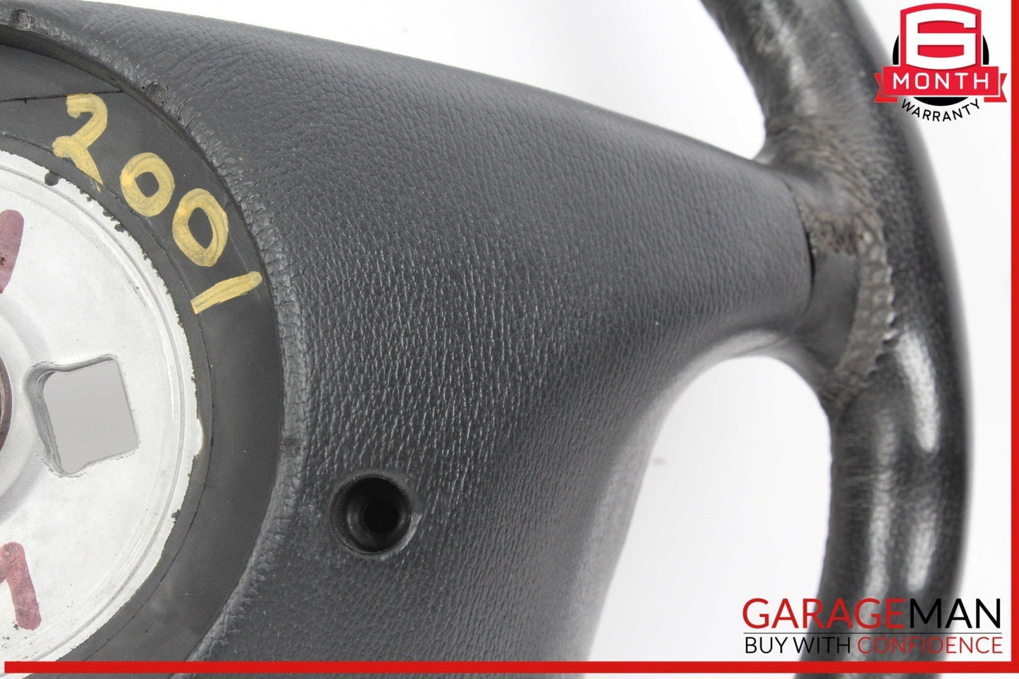 00-03 Mercedes W210 E320 E430 CLK320 4 Spoke Driver Steering Wheel Black OEM