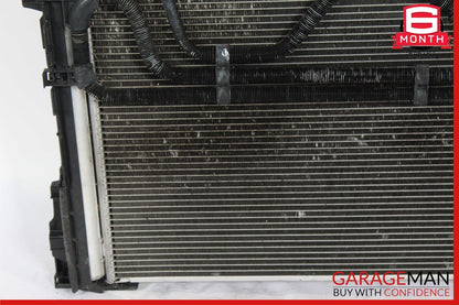 12-15 Mercedes R172 SLK250 1.8 Engine Cooling Radiator AC Air A/C Condenser Assy