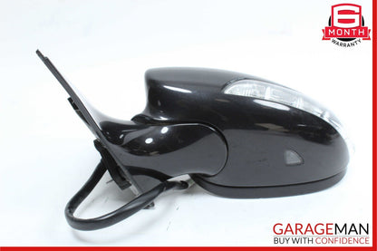 07-09 Mercedes W221 S450 S550 Front Left Side Mirror Door Rear View Black OEM