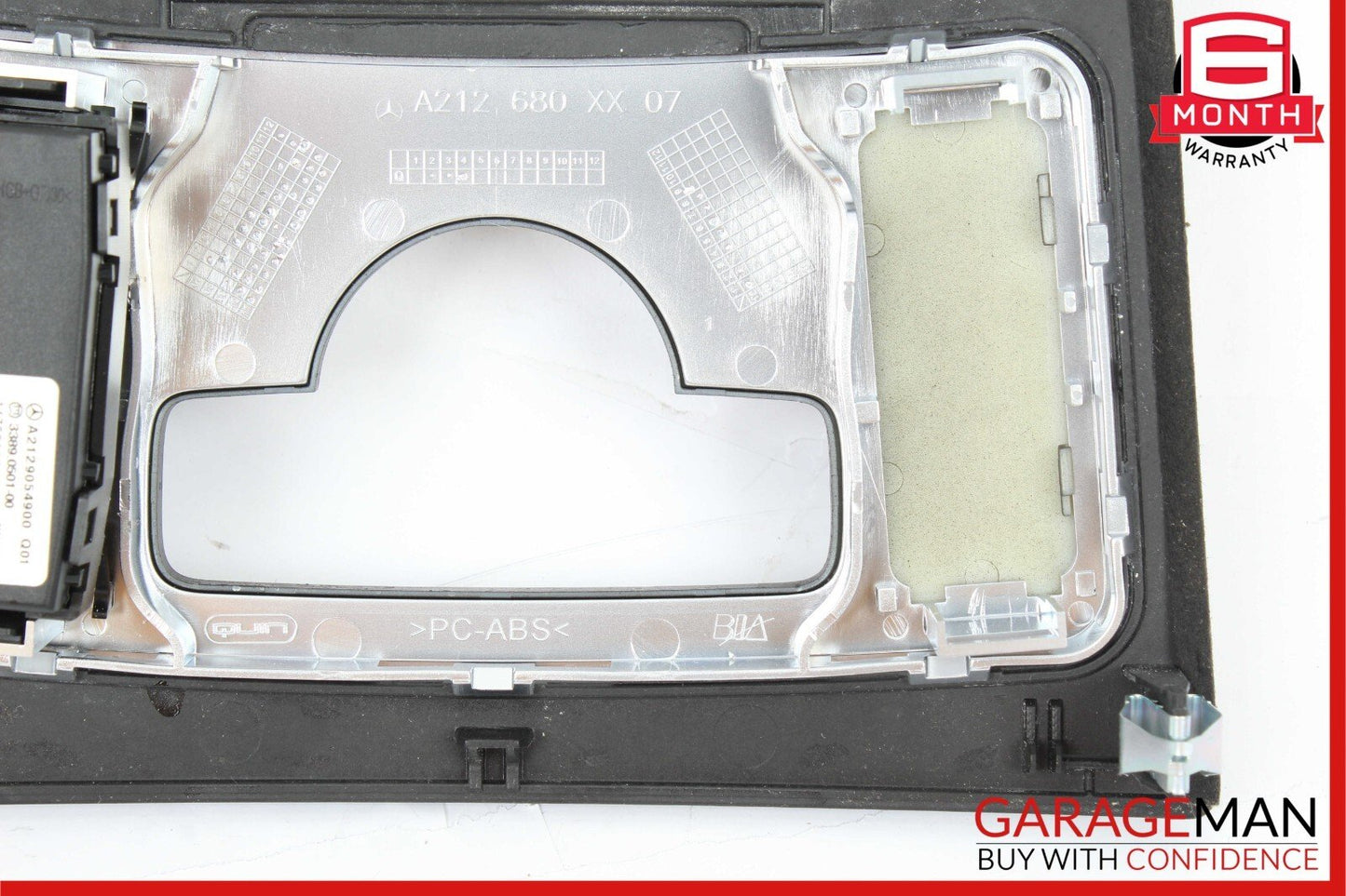 10-13 Mercedes W212 E400 E550 Center Console Switch Trim Bezel Wood OEM