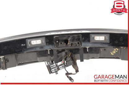 12-18 Audi A7 Rear Trunk Lid Tailgate Spoiler Panel Spoiler Mount Black OEM