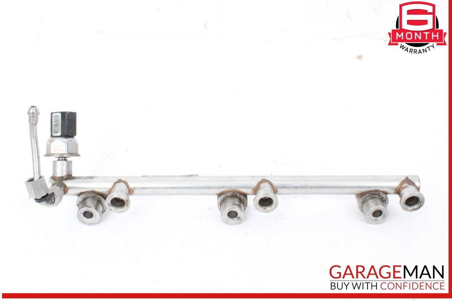 08-10 Porsche Cayenne 957 3.6L V6 Lower Fuel Injector Rail 03H133317B OEM