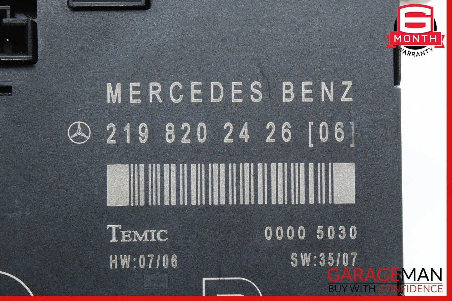 06-11 Mercedes W219 CLS500 CLS550 Front Right Door Control Module 2198202426 OEM