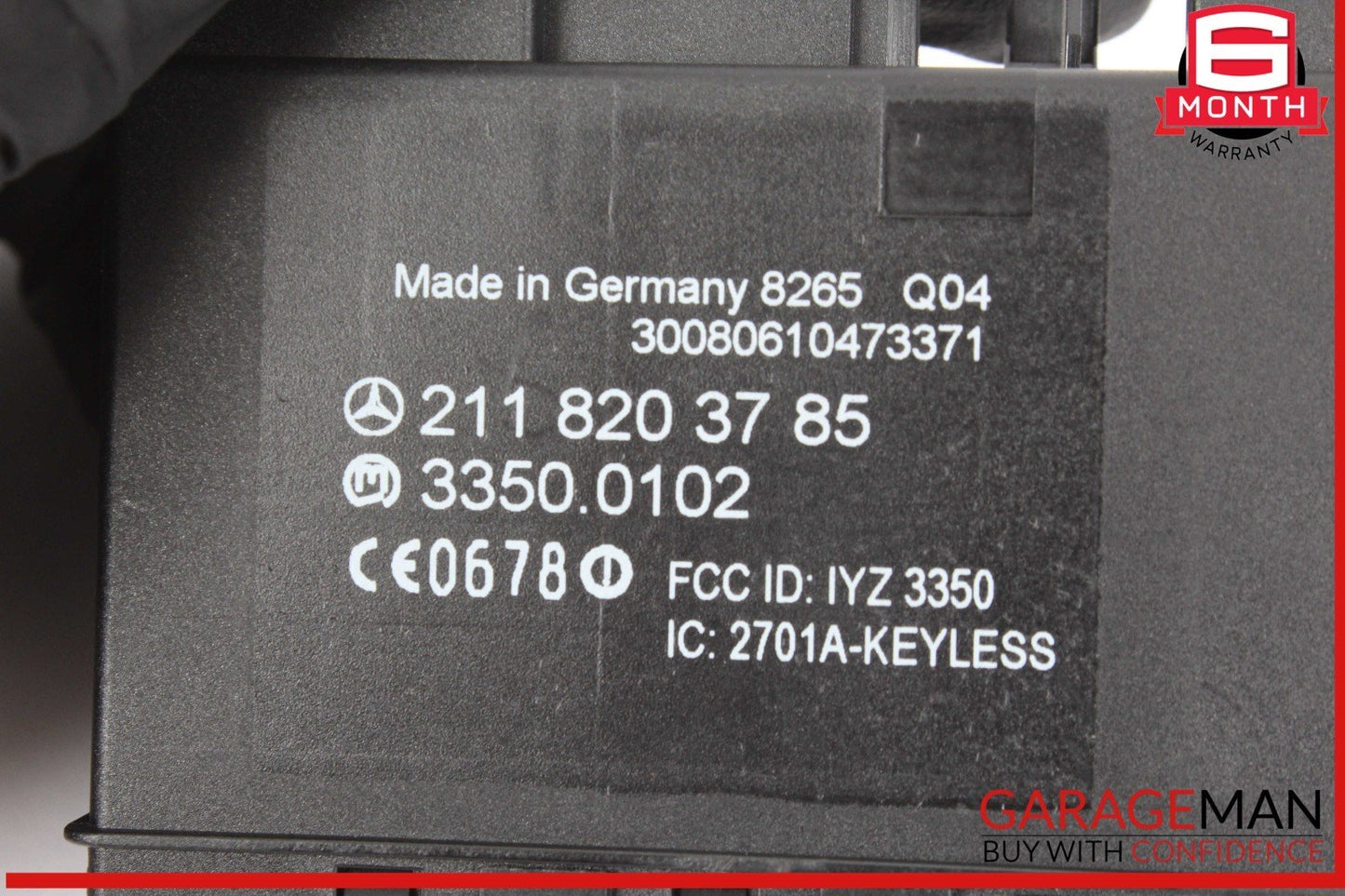 03-09 Mercedes W211 E550 E55 AMG CLS550 Rear Door Keyless Go Control Module