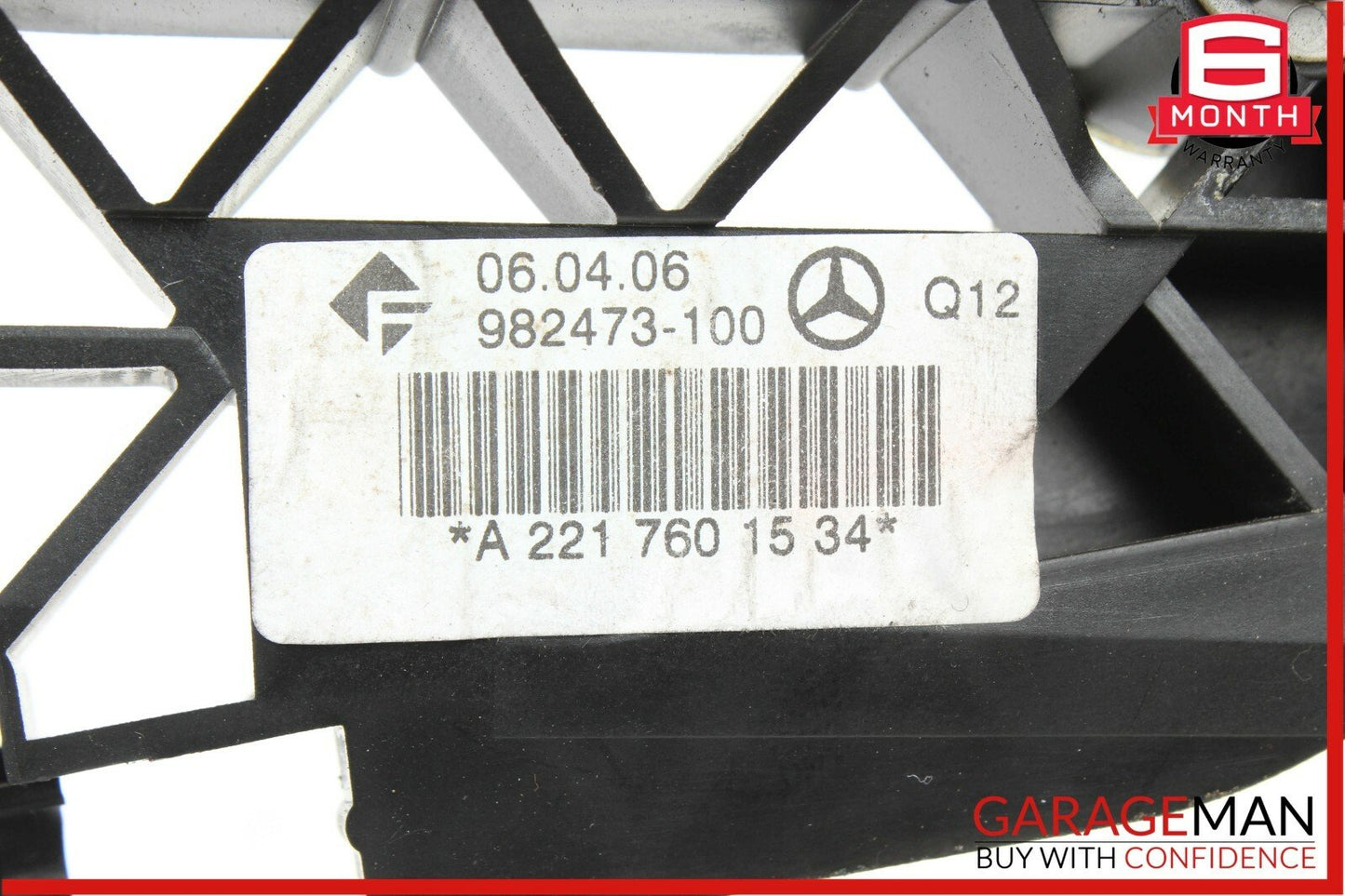 07-13 Mercedes W221 S550 Rear Left Driver Side Exterior Door Handle Flintgray