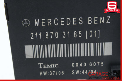 03-09 Mercedes W211 E350 E500 E550 Rear Left Driver Door Control Module OEM