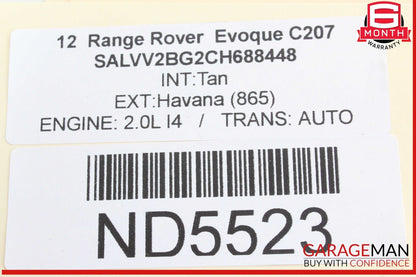 12-19 Range Rover Evoque Engine Bay Fuse Relay Junction Box BJ3214A076CA OEM