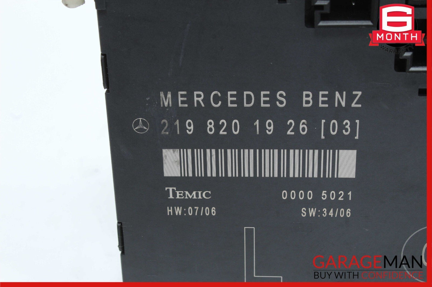 06-11 Mercedes W219 CLS500 Front Left Driver Door Control Module Unit OEM
