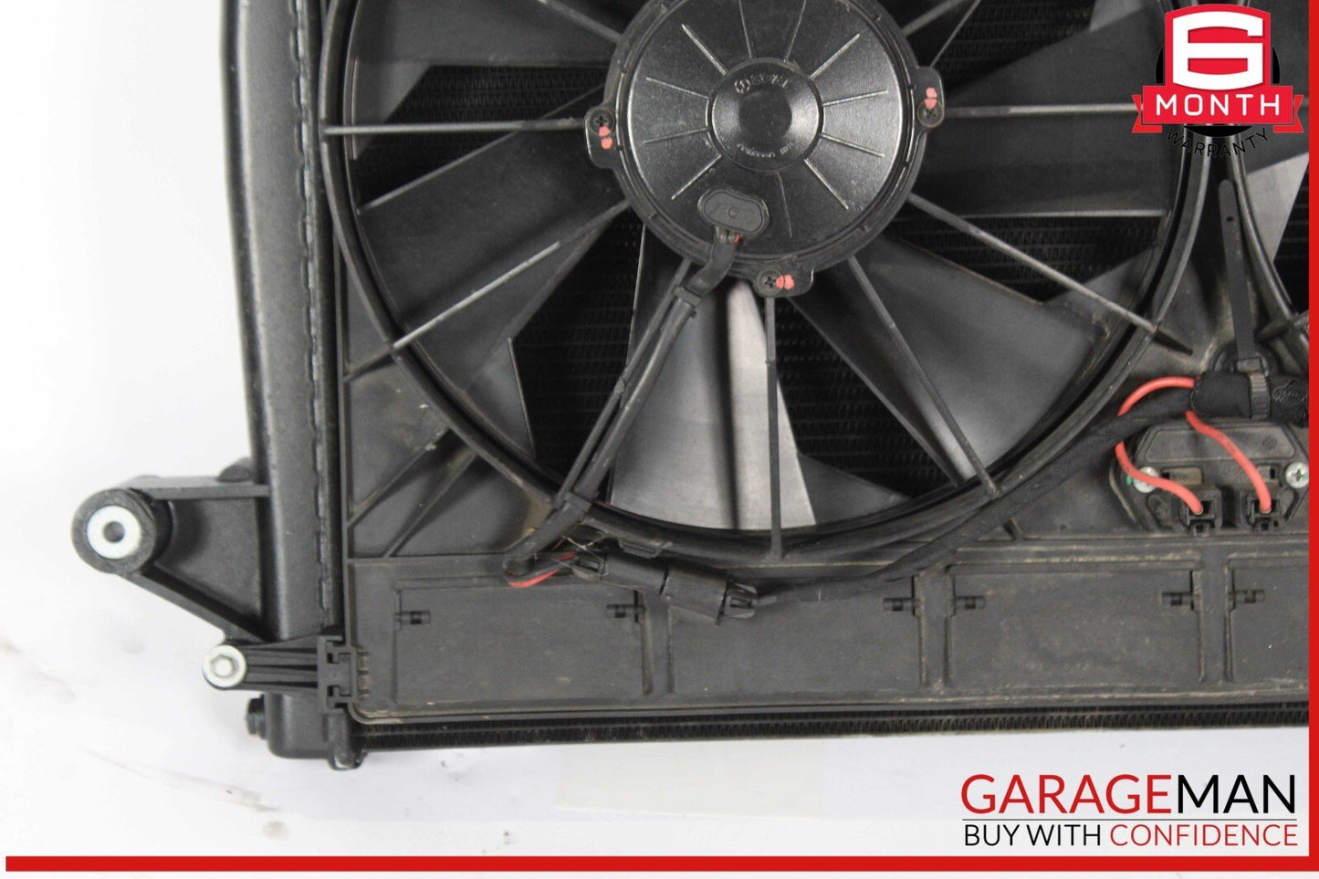 09-19 Maserati GranTurismo 4.2L Water Cooling Radiator A/C Condenser OEM