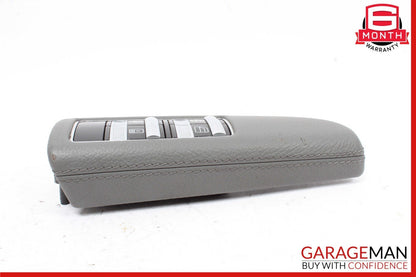 07-13 Mercedes W221 S550 Rear Left Side Door Window Switch Control Trim Gray OEM