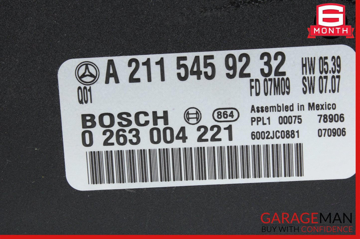 07-08 Mercedes W211 E63 E320 E550 Parking Distance Control Module 2115459232 OEM