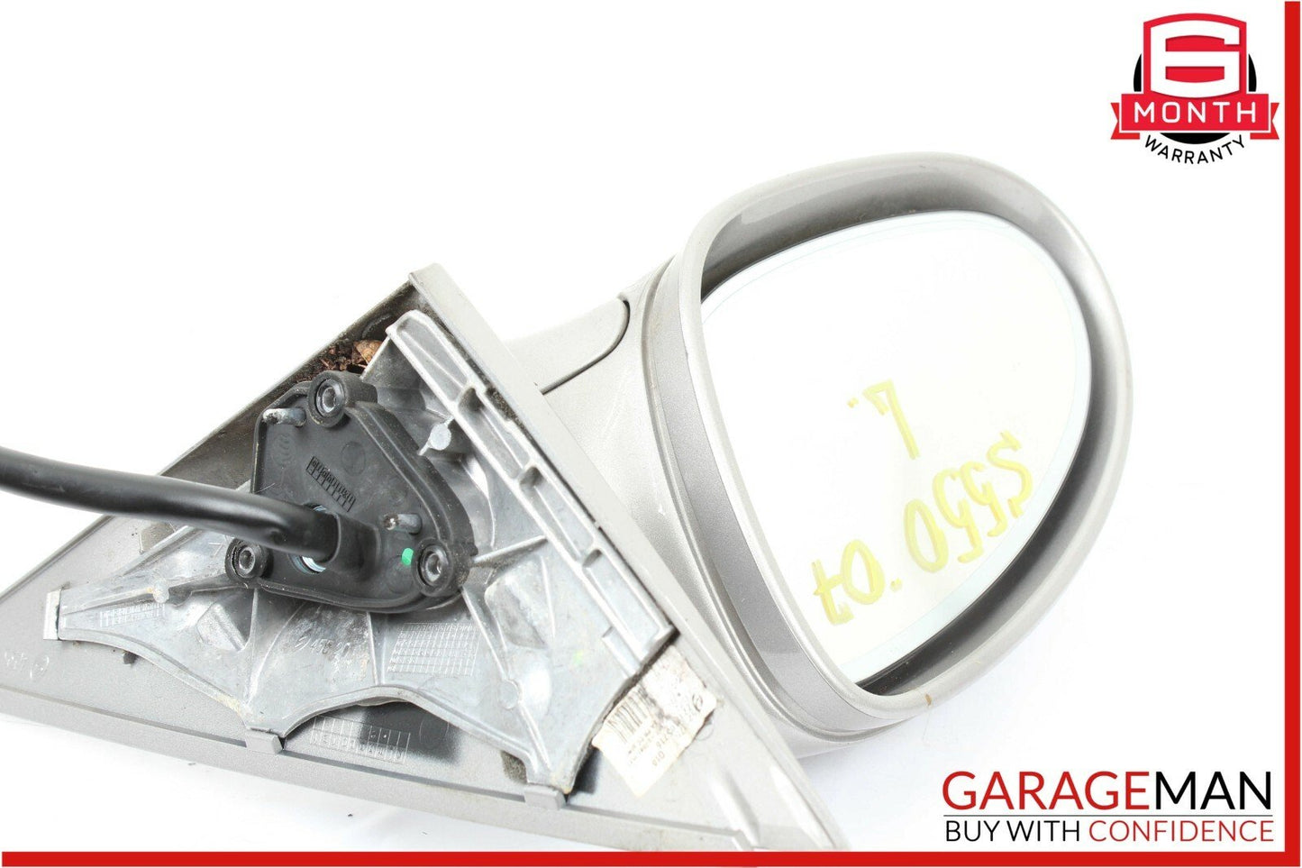 07-09 Mercedes W221 S550 Front Left Driver Side Mirror Door Rear View Silver OEM
