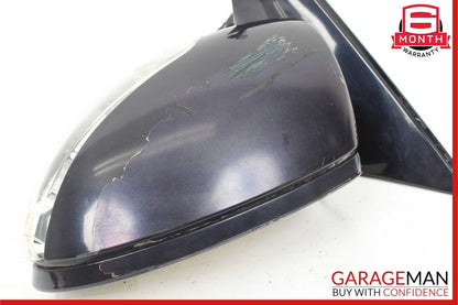 07-09 Mercedes W221 S550 Front Left Side Rear View Door Mirror Tanzanite Blue
