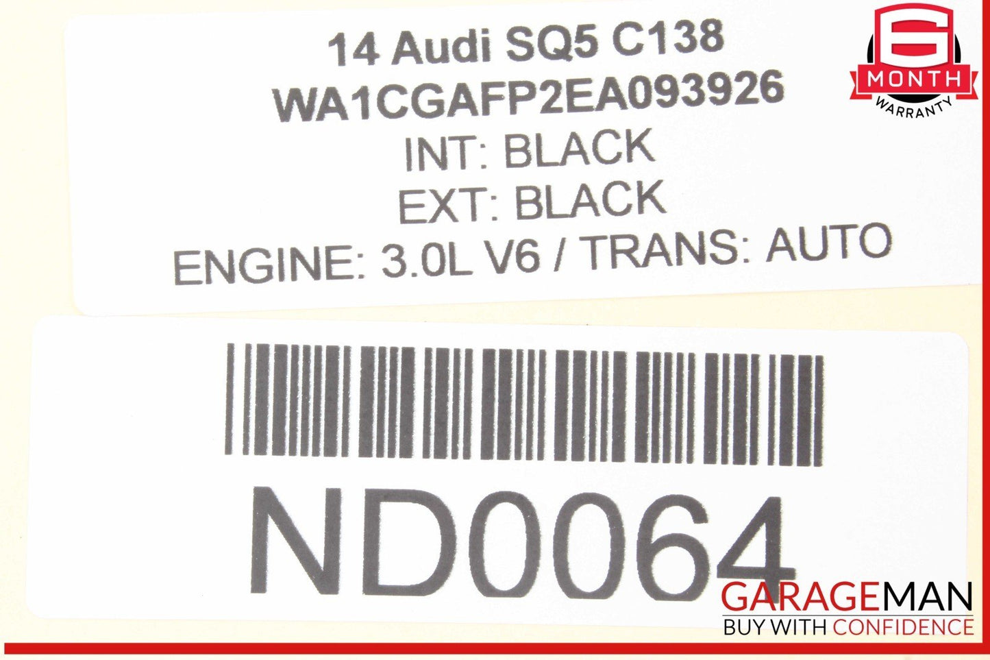 13-17 Audi SQ5 Q5 Front Left Driver Side Door Control Module Unit 8K0959793R OEM
