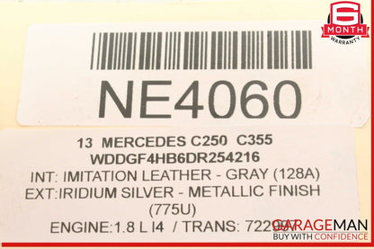 12-15 Mercedes W204 C250 Engine Alternator Generator Valeo 150A 0009067902 OEM