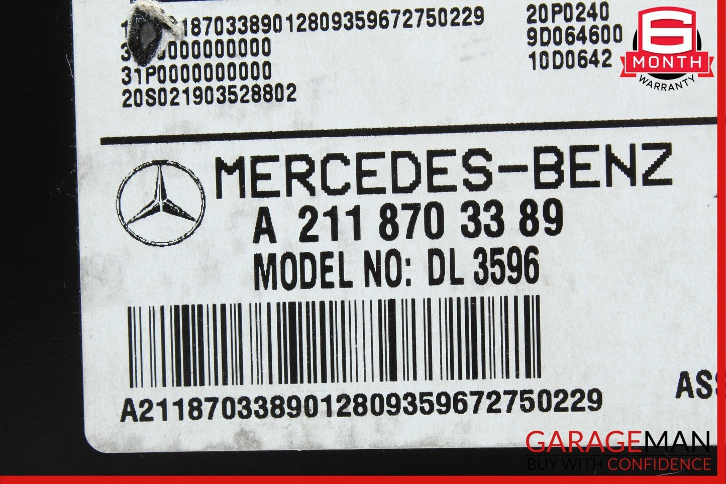 03-12 Mercedes GL450 CLS550 ML550 Sirius Satellite Radio Receiver Module OEM