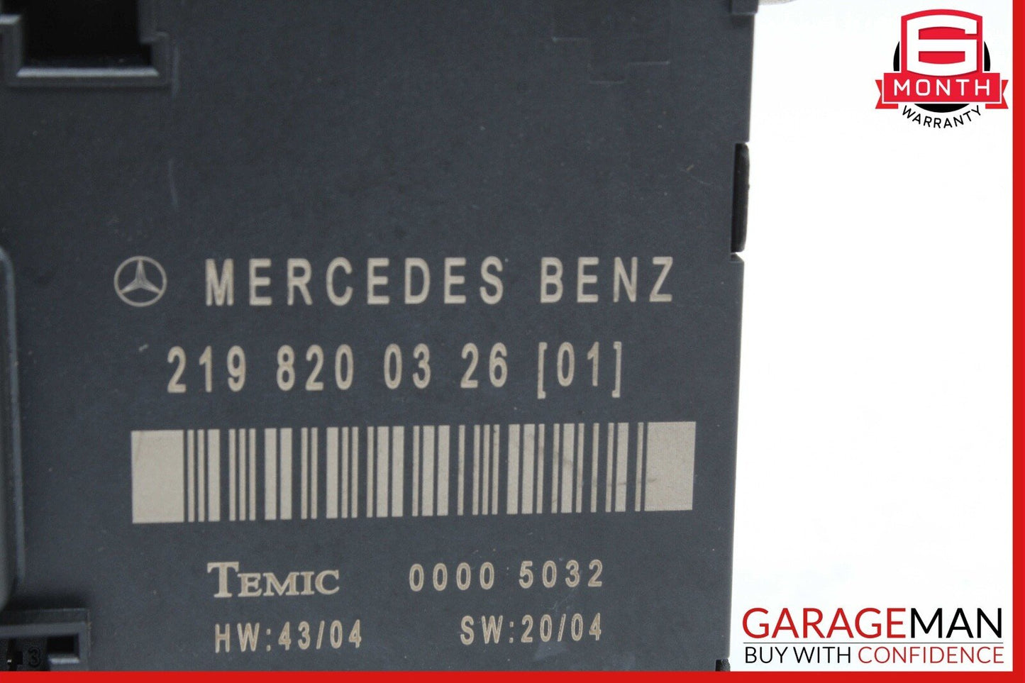 06-11 Mercedes W219 CLS500 CLS55 AMG Rear Right Side Door Control Module OEM