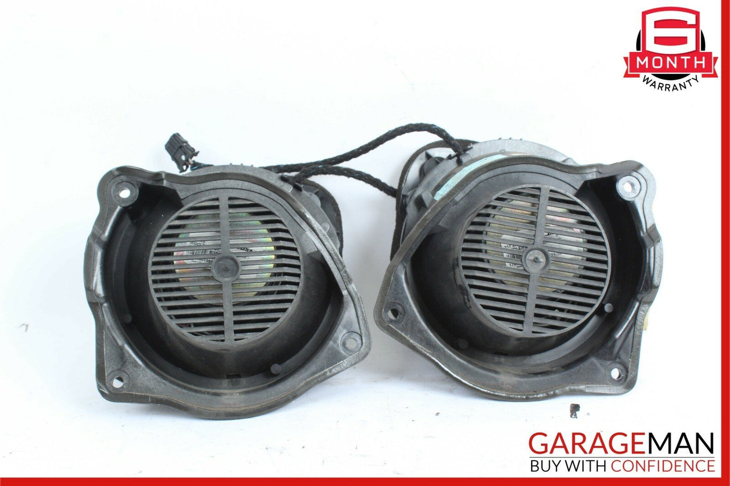 97-04 Mercedes R170 SLK320 Front Left & Right Side Door Sound Speakers Set of 2