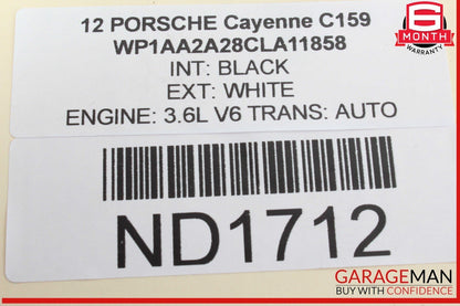 11-18 Porsche Cayenne 958 Engine Alternator Generator 220A OEM