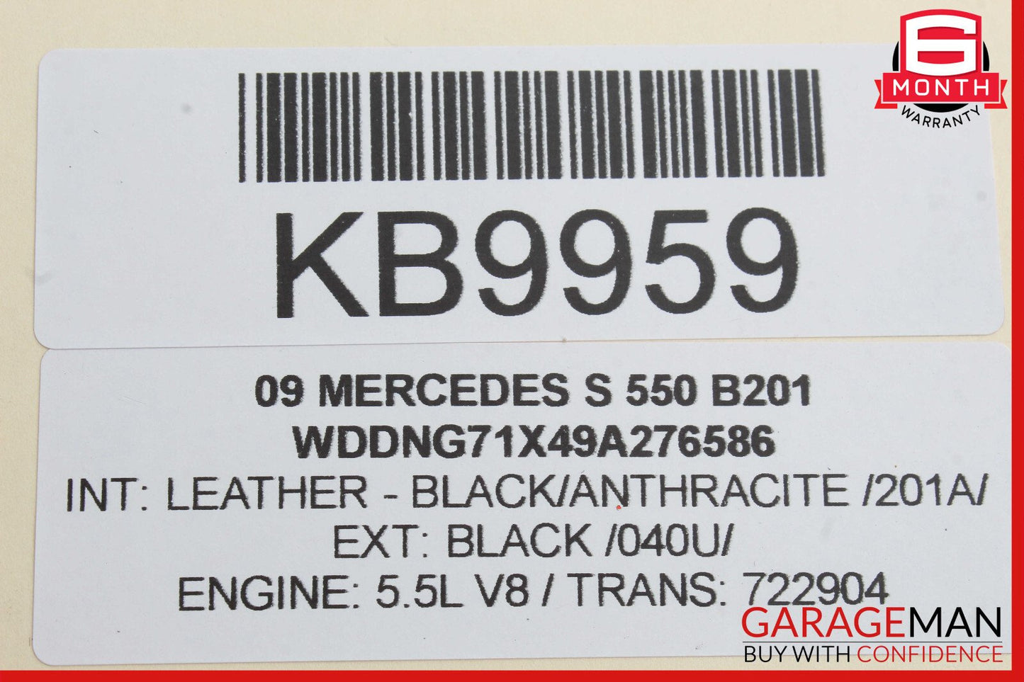 07-13 Mercedes W221 S550 Tire Pressure Monitoring System TPMS Receiver Module