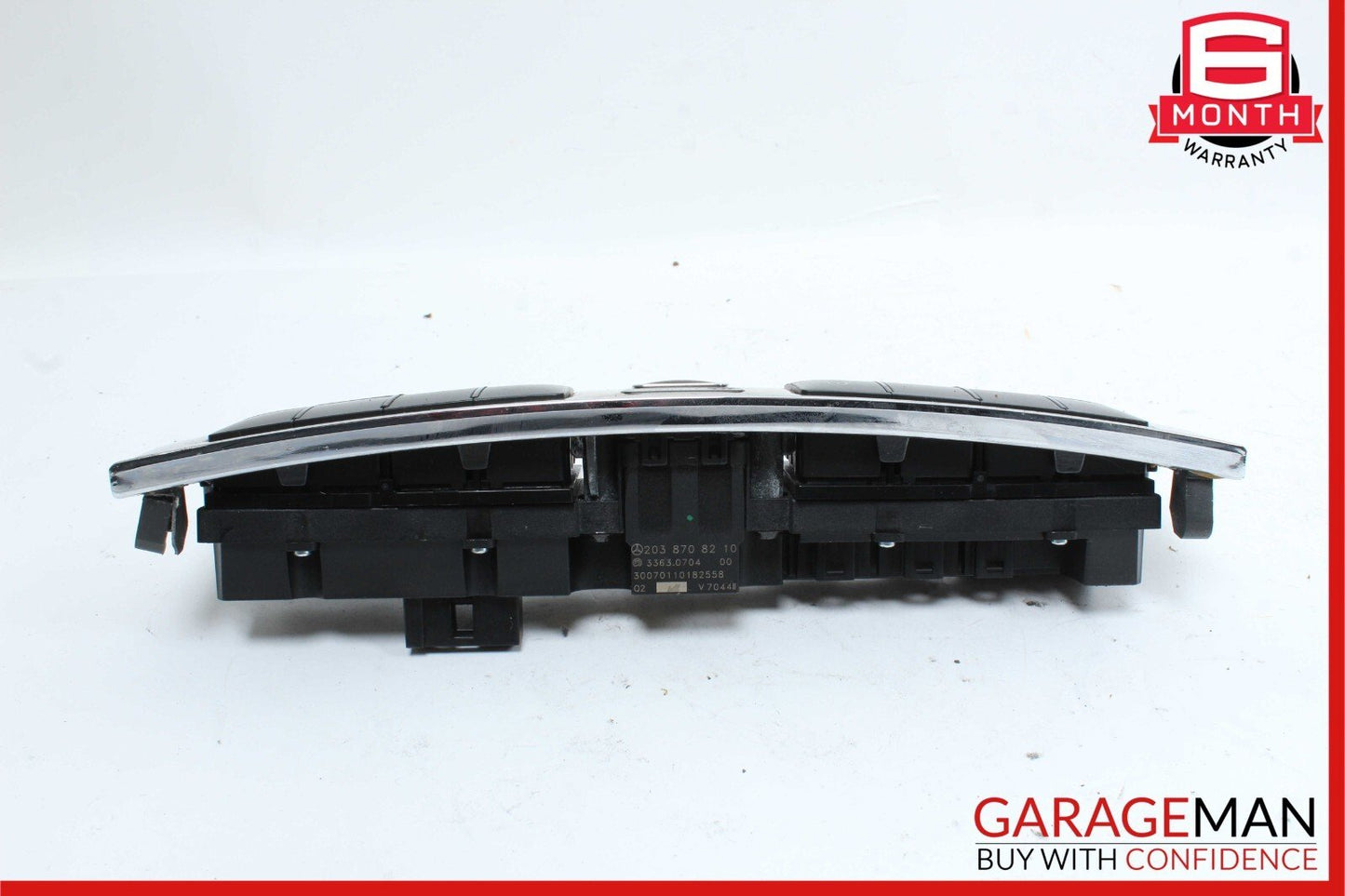 05-07 Mercedes W203 C230 Dash Door Lock Hazard Light Control Switch Walnut OEM