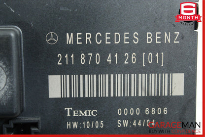 03-09 Mercedes W211 E350 E550 Rear Right Passenger Side Door Control Module Unit