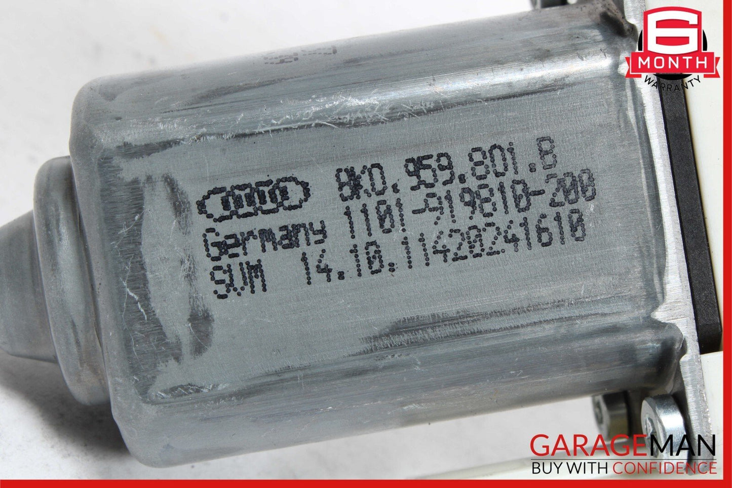 12-18 Audi A7 Rear Right Passenger Side Door Window Regulator Motor Unit OEM