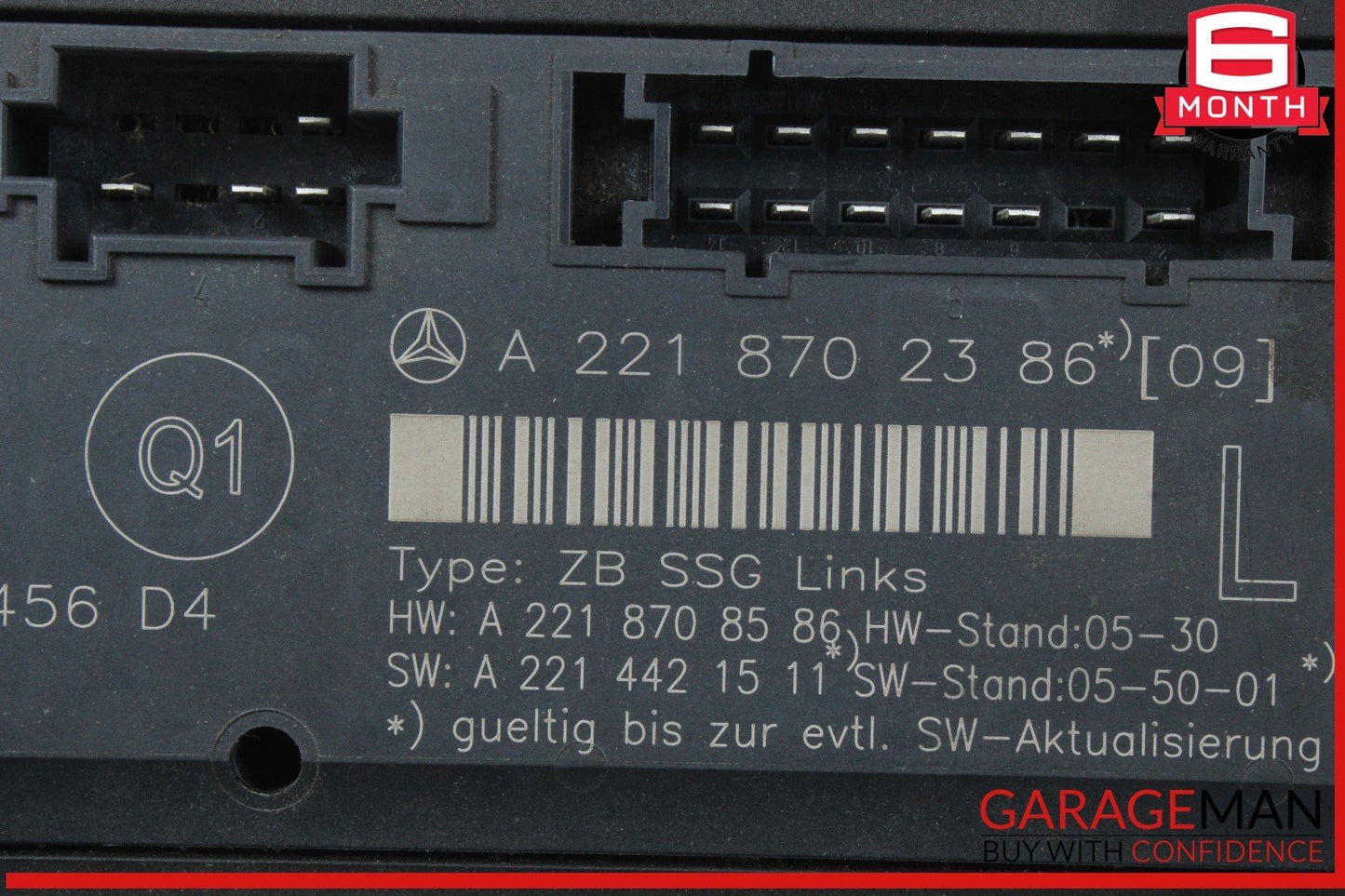 07-13 Mercedes W221 S550 S63 Front Left Driver Side Under Seat Control Unit OEM