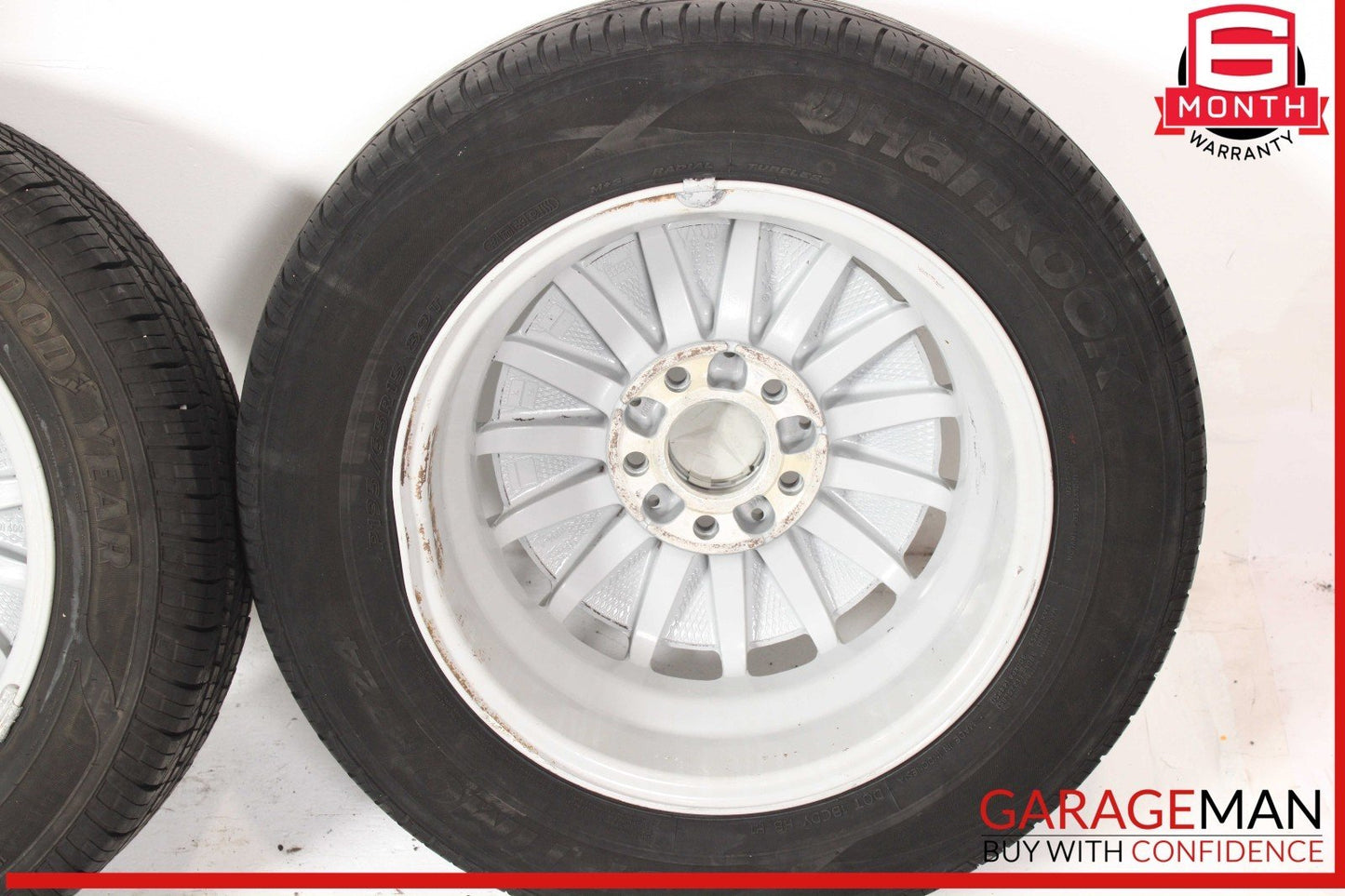 85-93 Mercedes W201 190E 190D Wheel Tire Rim Set of 4 Pc R15 OEM