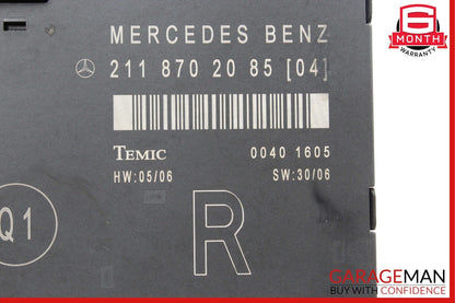 03-09 Mercedes W211 E350 E550 E55 Front Right Passenger Door Control Module OEM