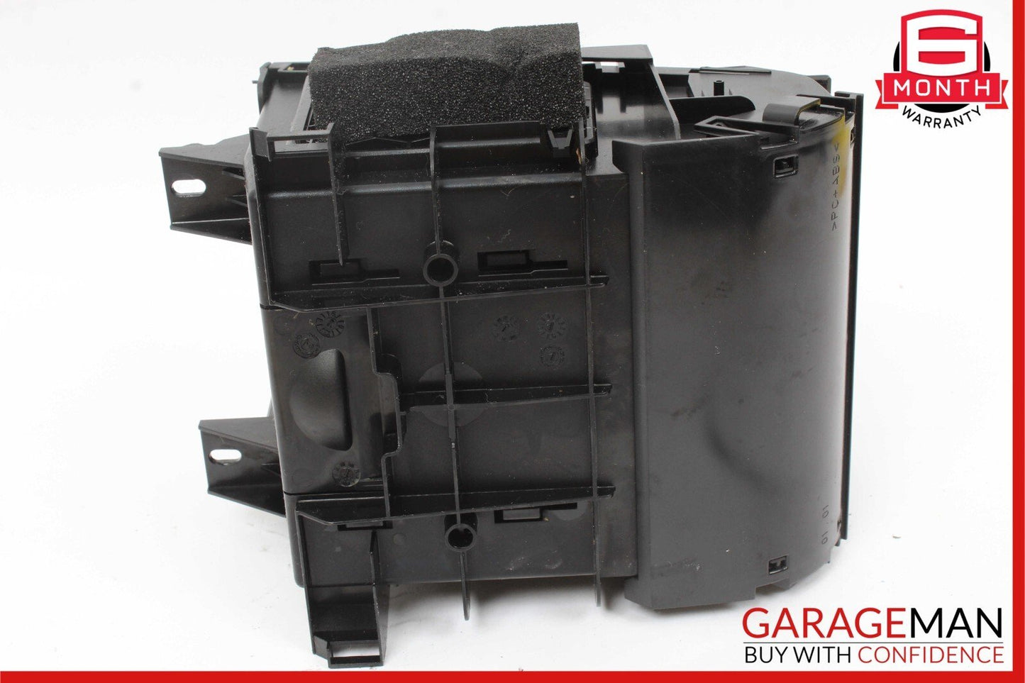 06-11 Mercedes W219 CLS500 Rear Center Console Armrest Cupholder Storage Wood