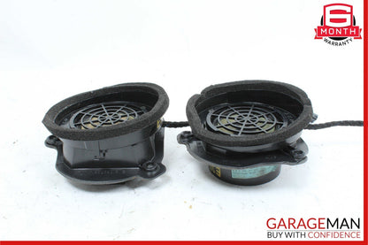 96-03 Mercedes W210 E320 Rear Right & Left Side Door Sound Speakers Set OEM