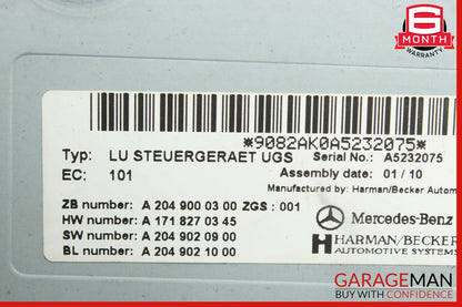 10-13 Mercedes W212 E500 C300 Communication Interface Ipod Control Module Unit