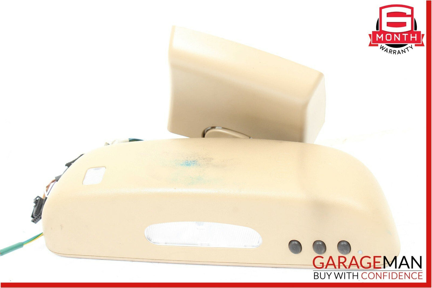 07-09 Mercedes W221 S550 S65 AMG Top Upper Rear View Mirror Brown 2218110007 OEM