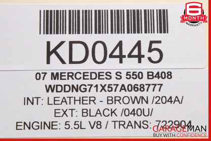 07-14 Mercedes W221 S600 CL550 Voice Language Communication Control Module OEM