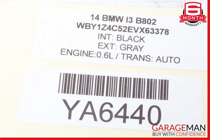 14-18 BMW i3 I01 Hybrid Left Driver Side Pillar Column Trim Panel 204094-10 OEM