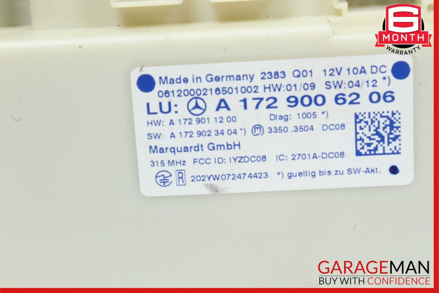 10-15 Mercedes W212 E350 E550 C250 Keyless Go Entry Control Module Unit OEM