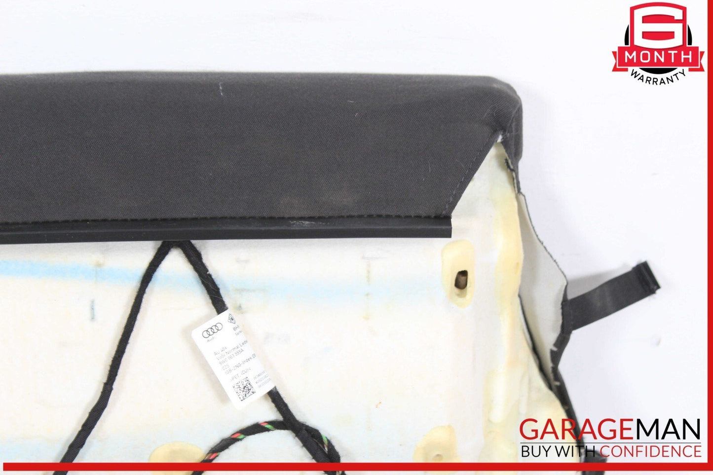 17-24 Audi A4 Front Left Driver Side Lower Bottom Seat Cushion Black OEM