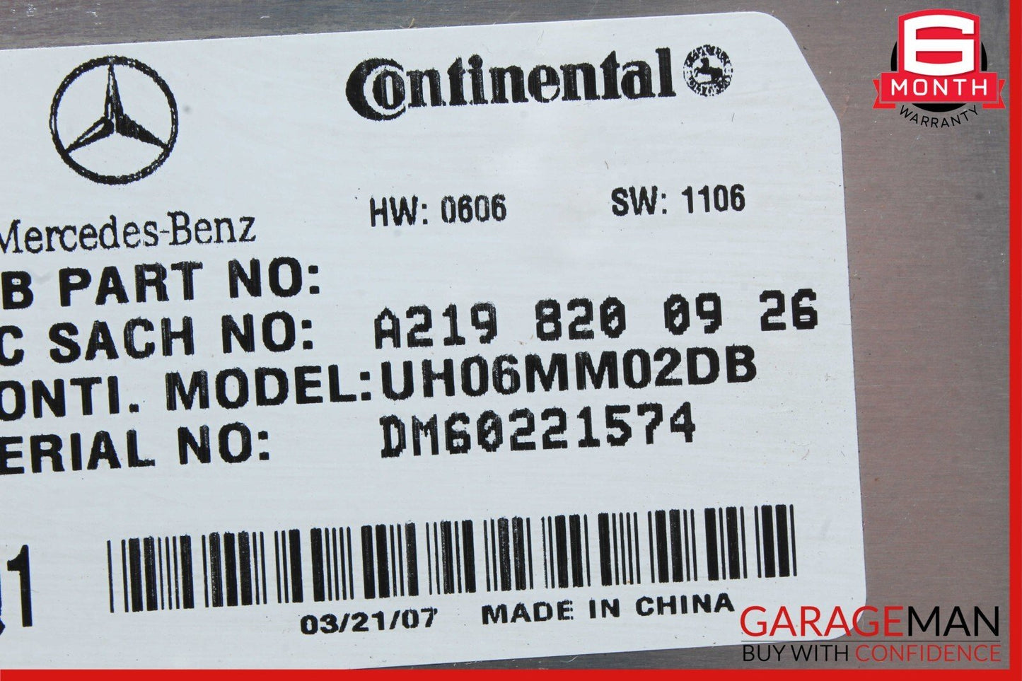 06-12 Mercedes W211 E350 ML350  Communication Control Module 2198200926 OEM