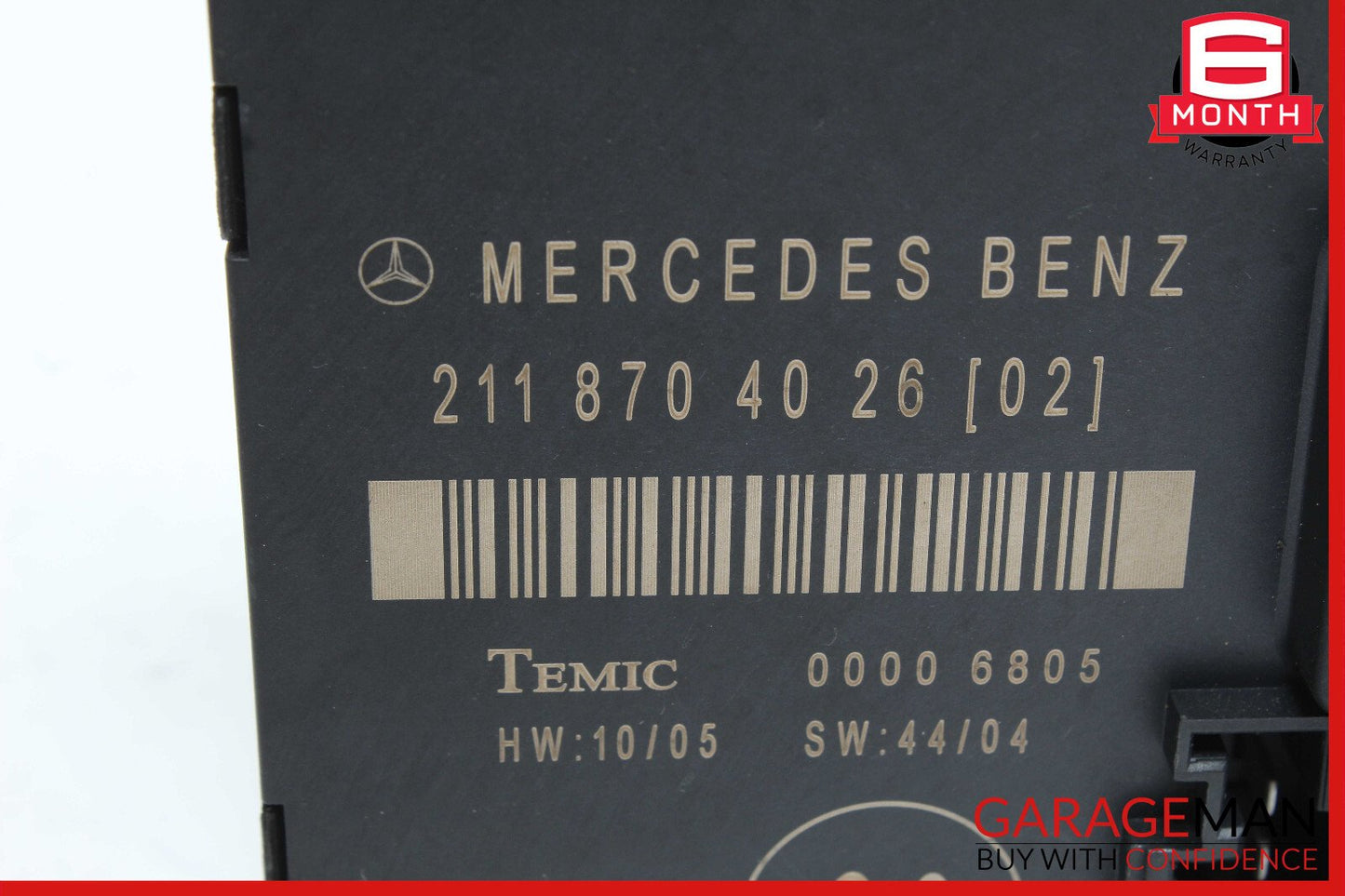 03-09 Mercedes W211 E350 E550 E63 AMG Rear Left Driver Door Control Module OEM