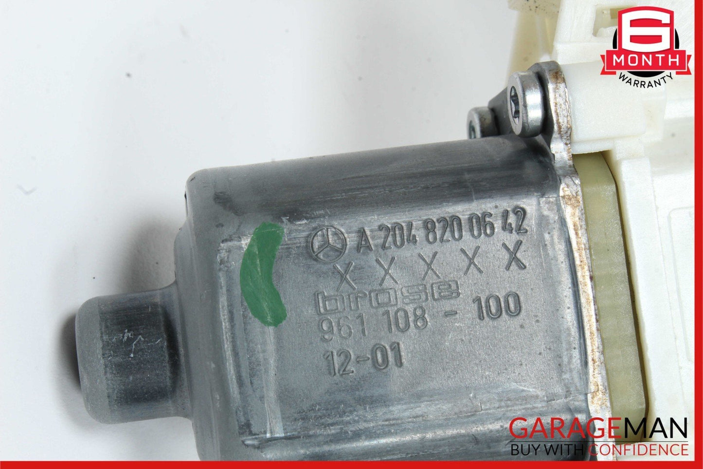 08-16 Mercedes GLK350 C250 E550 Rear Right Side Door Window Regulator Motor Unit