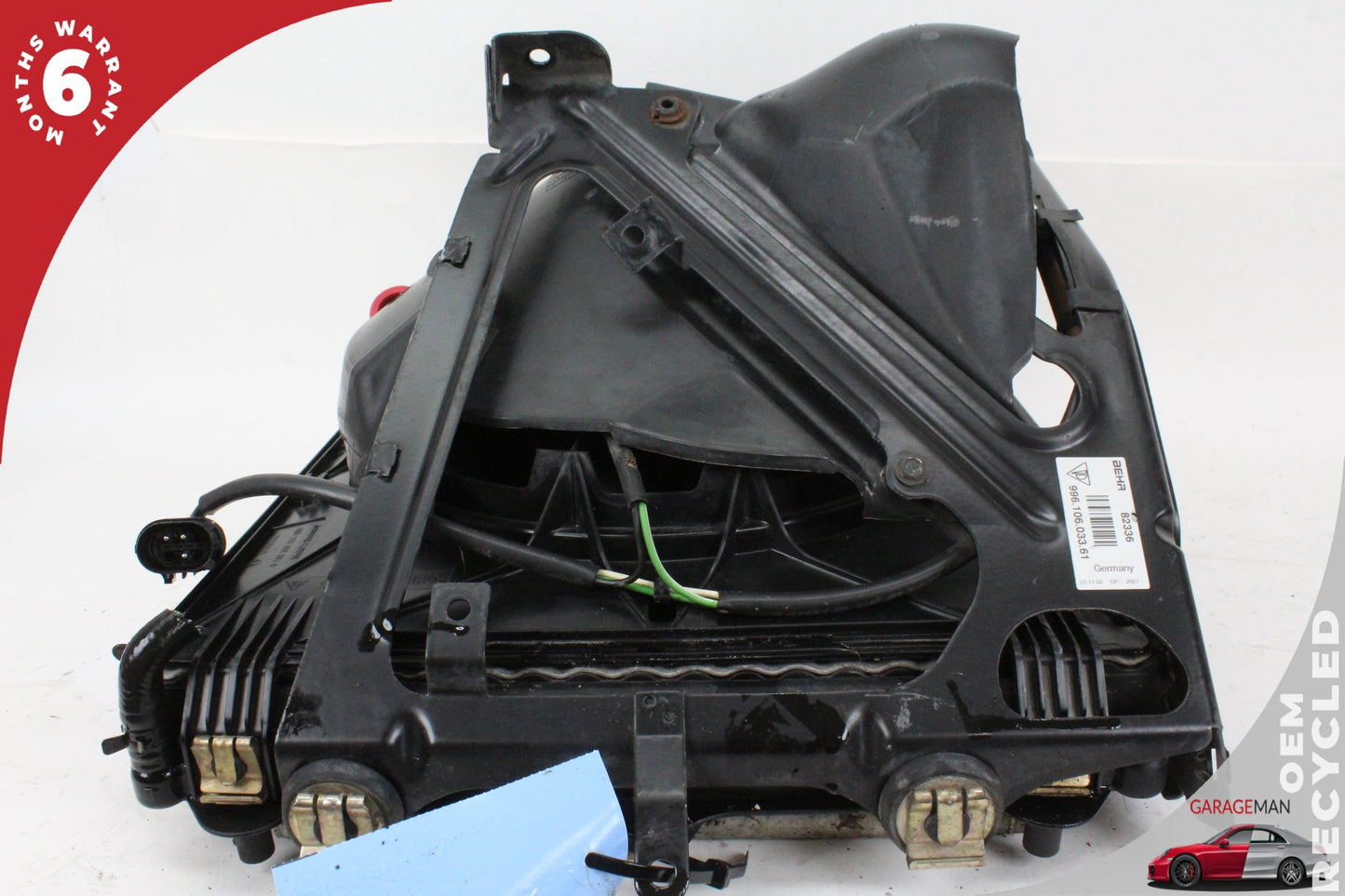 1999-2004 Porsche 911 Boxster 986 Left Engine Radiator Condenser Cooling Fan OEM