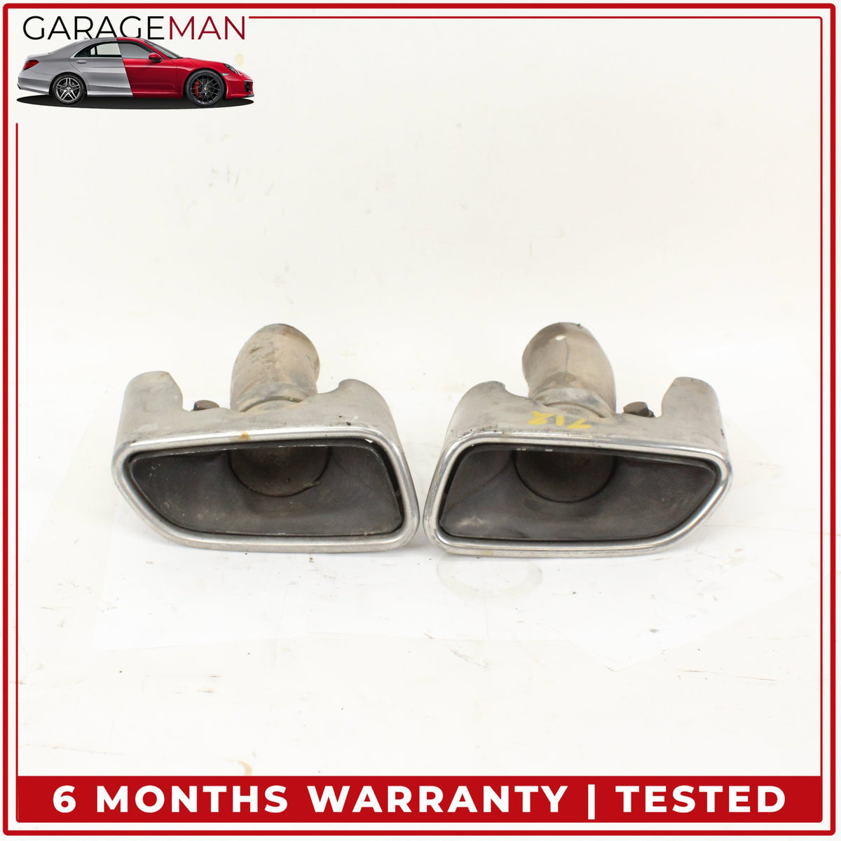 2014-2019 Mercedes W117 CLA250 Rear Right and Left Exhaust Muffler Tip Set OEM