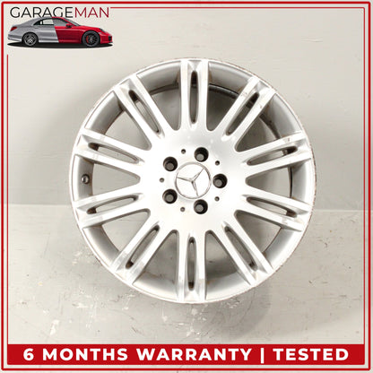 2007-2009 Mercedes W211 E350 E550 Rear Wheel Rim 9JX18H2 ET39 2114015402 OEM