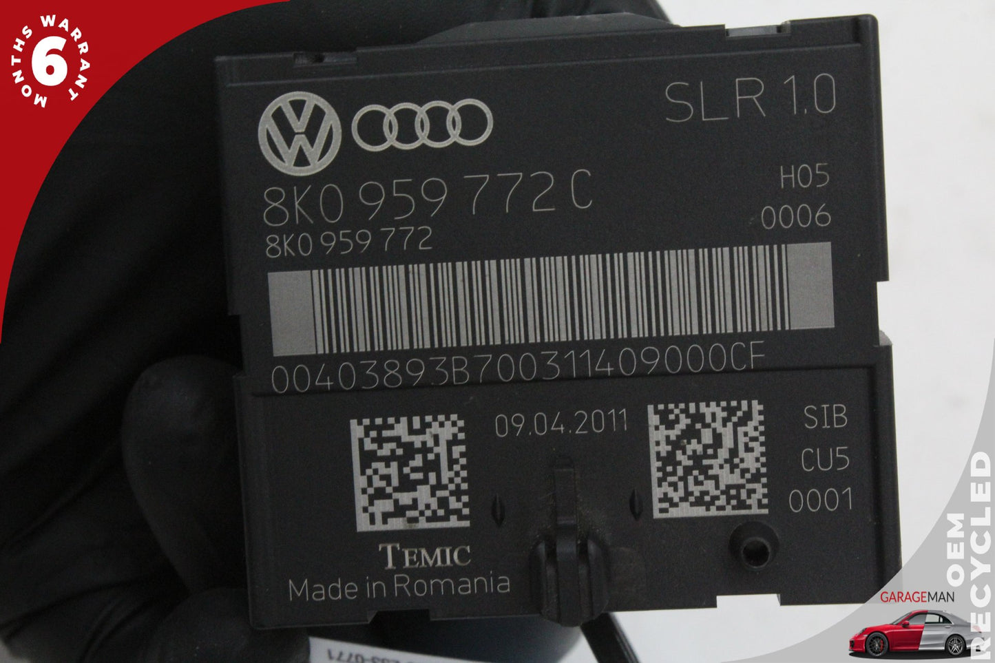 2012-2018 Audi A7 A6 Front Right Passenger Side Seat Control Module 8K0959772C