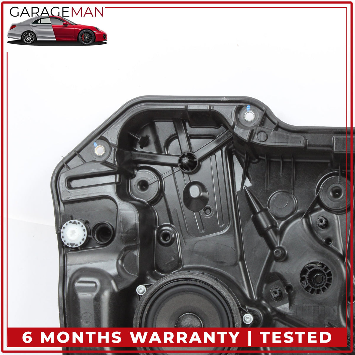 2019-2025 BMW M340i G20 Front Left Window Regulator w/ Carrier and Speaker 7497103 OEM